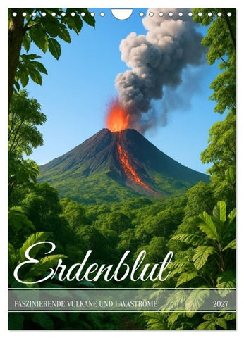 Erdenblut (Wandkalender 2027 DIN A4 hoch), CALVENDO Monatskalender