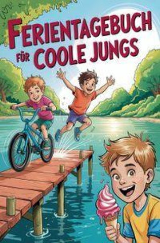 Ferientagebuch für coole Jungs - für Reise, Urlaub und Ferien zu Hause