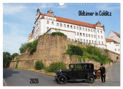 Oldtimer in Colditz (Wandkalender 2026 DIN A3 quer), CALVENDO Monatskalender