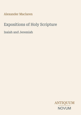 Expositions of Holy Scripture
