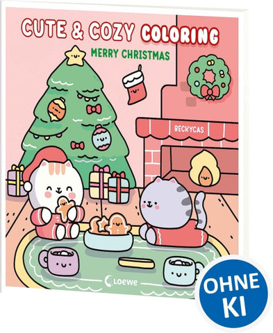 Cute & Cozy Coloring - Merry Christmas