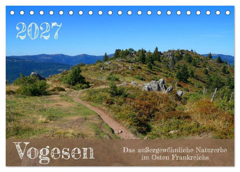 Vogesen - Das außergewöhnliche Naturerbe im Osten Frankreichs (Tischkalender 2027 DIN A5 quer), CALVENDO Monatskalender