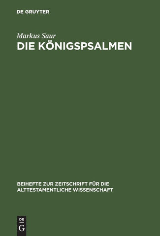 Die Königspsalmen
