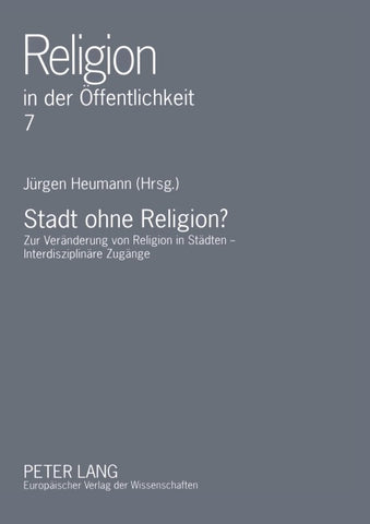 Stadt ohne Religion?