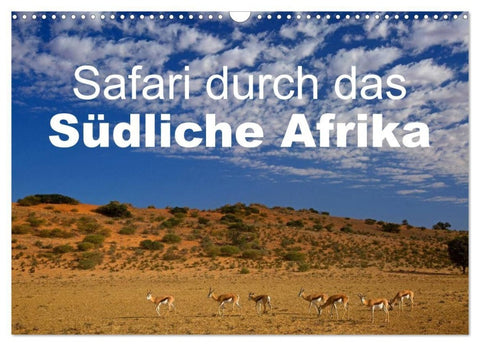 Safari durch das Südliche Afrika (Wandkalender 2027 DIN A3 quer), CALVENDO Monatskalender