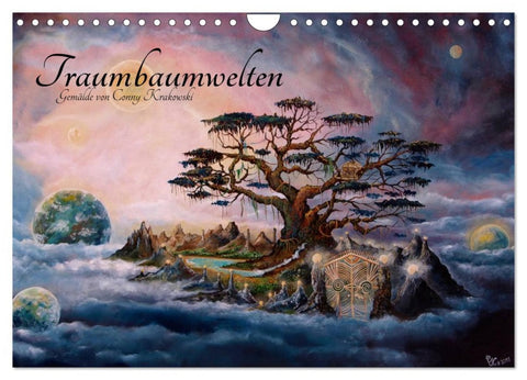 Traumbaumwelten - Gemälde von Conny Krakowski (Wandkalender 2026 DIN A4 quer), CALVENDO Monatskalender