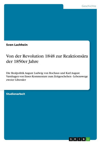 Von der Revolution 1848 zur Reaktionsära der 1850er Jahre