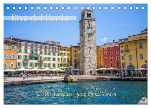 Riva del Garda - Am Gardasee ganz im Norden (Tischkalender 2027 DIN A5 quer), CALVENDO Monatskalender