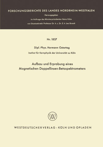 Aufbau und Erprobung eines Magnetischen Doppellinsen-Betaspektrometers