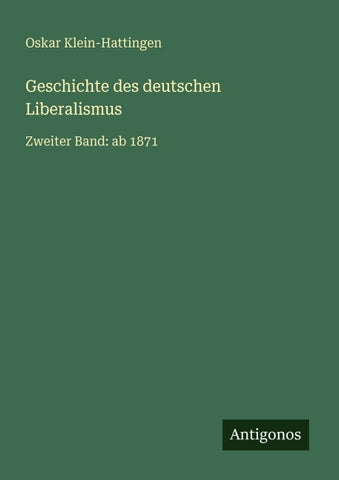 Geschichte des deutschen Liberalismus