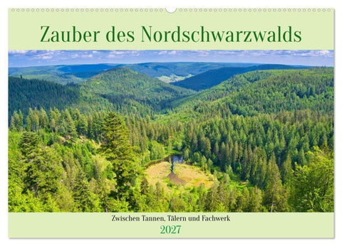Zauber des Norschwarzwalds (Wandkalender 2027 DIN A2 quer), CALVENDO Monatskalender