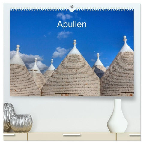 Apulien (hochwertiger Premium Wandkalender 2027 DIN A2 quer), Kunstdruck in Hochglanz