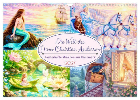 Die Welt des Hans Christian Andersen (Wandkalender 2027 DIN A3 quer), CALVENDO Monatskalender