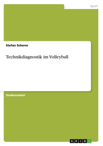 Technikdiagnostik im Volleyball