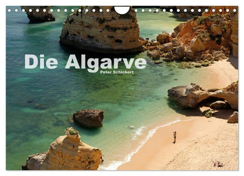 Die Algarve (Wandkalender 2027 DIN A4 quer), CALVENDO Monatskalender
