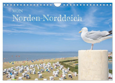 Moin Norden-Norddeich (Wandkalender 2027 DIN A4 quer), CALVENDO Monatskalender