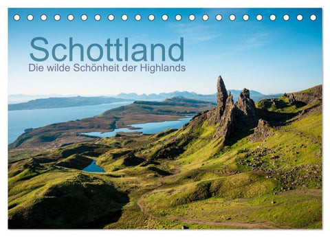 Schottland - Die wilde Schönheit der Highlands (Tischkalender 2027 DIN A5 quer), CALVENDO Monatskalender
