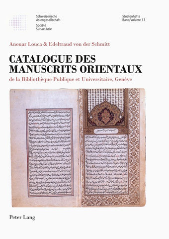 Catalogue des manuscrits orientaux
