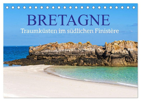 Bretagne - Traumküsten im südlichen Finistère (Tischkalender 2027 DIN A5 quer), CALVENDO Monatskalender