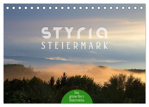 Styria - Steiermark (Tischkalender 2027 DIN A5 quer), CALVENDO Monatskalender