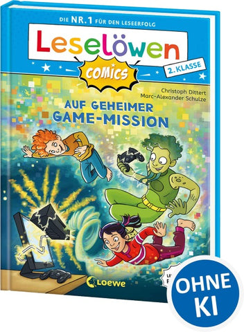 Leselöwen Comics 2. Klasse - Auf geheimer Game-Mission