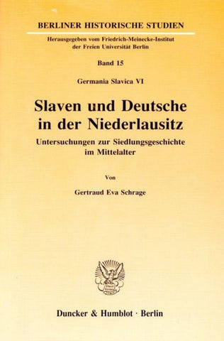 Slaven und Deutsche in der Niederlausitz.