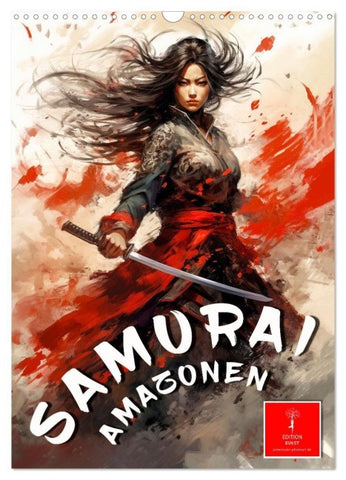 Samurai Amazonen (Wandkalender 2027 DIN A3 hoch), CALVENDO Monatskalender