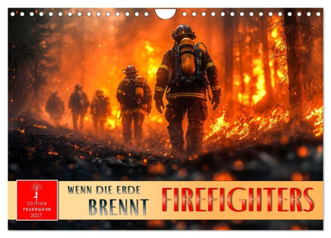 Firefighters - wenn die Erde brennt (Wandkalender 2027 DIN A4 quer), CALVENDO Monatskalender