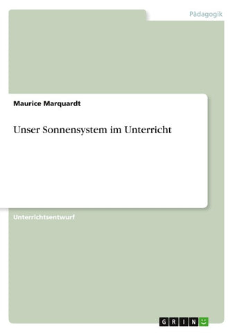 Unser Sonnensystem im Unterricht