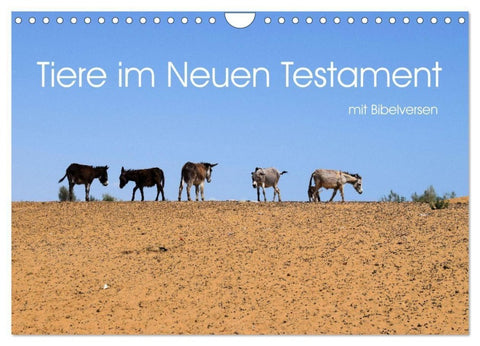 Tiere im Neuen Testament mit Bibelversen (Wandkalender 2027 DIN A4 quer), CALVENDO Monatskalender
