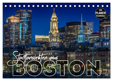 Stadtansichten aus Boston (Tischkalender 2027 DIN A5 quer), CALVENDO Monatskalender