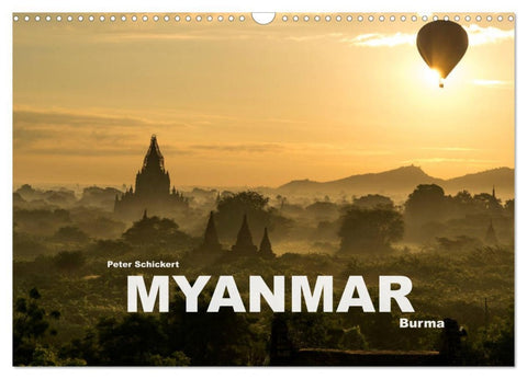 Myanmar - Burma (Wandkalender 2026 DIN A3 quer), CALVENDO Monatskalender