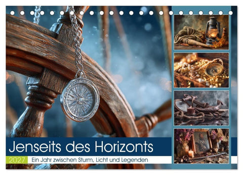 Jenseits des Horizonts (Tischkalender 2027 DIN A5 quer), CALVENDO Monatskalender