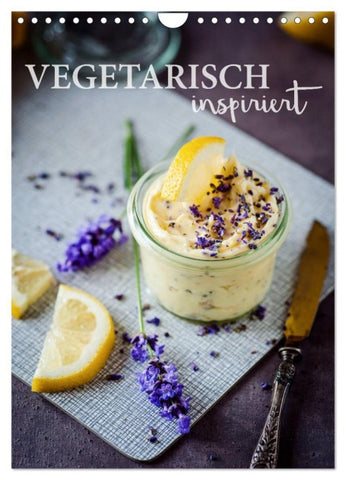 Vegetarisch inspiriert (Wandkalender 2026 DIN A4 hoch), CALVENDO Monatskalender