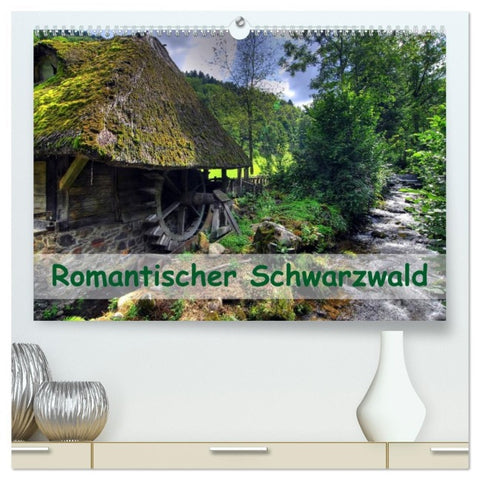 Romantischer Schwarzwald (hochwertiger Premium Wandkalender 2026 DIN A2 quer), Kunstdruck in Hochglanz