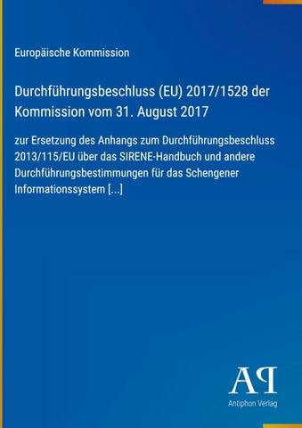 Durchführungsbeschluss (EU) 2017/1528 der Kommission vom 31. August 2017