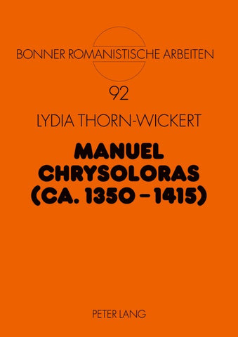 Manuel Chrysoloras (ca. 1350-1415)