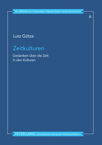 Zeitkulturen