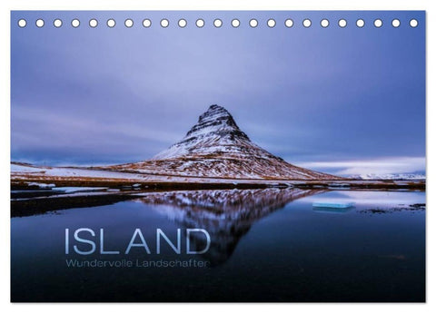 Island - Wundervolle Landschaften (Tischkalender 2027 DIN A5 quer), CALVENDO Monatskalender