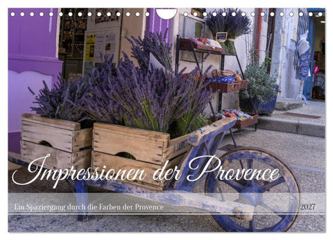 Impressionen der Provence (Wandkalender 2027 DIN A4 quer), CALVENDO Monatskalender