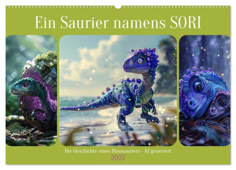 Ein Saurier namens Sori (Wandkalender 2027 DIN A2 quer), CALVENDO Monatskalender