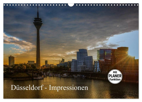 Düsseldorf - Impressionen (Wandkalender 2027 DIN A3 quer), CALVENDO Monatskalender