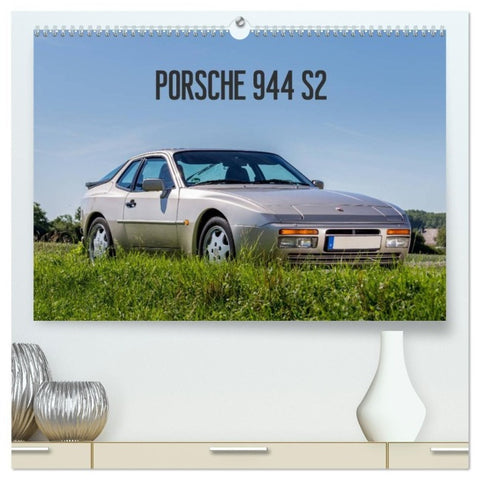 Porsche 944 S2 (hochwertiger Premium Wandkalender 2027 DIN A2 quer), Kunstdruck in Hochglanz
