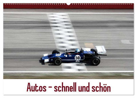Autos - schnell und schön (Wandkalender 2026 DIN A2 quer), CALVENDO Monatskalender