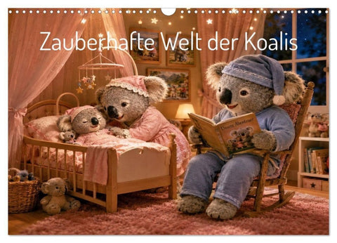Zauberhafte Welt der Koalis (Wandkalender 2027 DIN A3 quer), CALVENDO Monatskalender