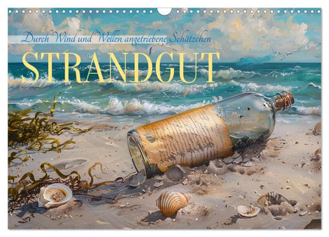Strandgut (Wandkalender 2026 DIN A3 quer), CALVENDO Monatskalender