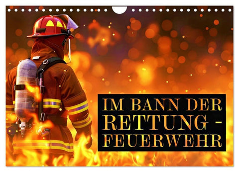 Im Bann der Rettung - Feuerwehr (Wandkalender 2027 DIN A4 quer), CALVENDO Monatskalender