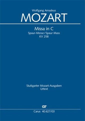 Missa in C (Klavierauszug)