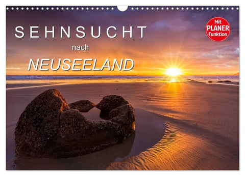 Sehnsucht nach Neuseeland (Wandkalender 2026 DIN A3 quer), CALVENDO Monatskalender