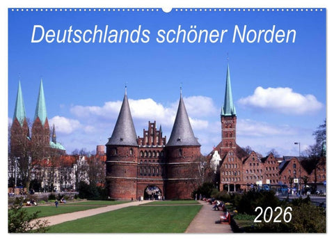 Deutschlands schöner Norden (Wandkalender 2026 DIN A2 quer), CALVENDO Monatskalender